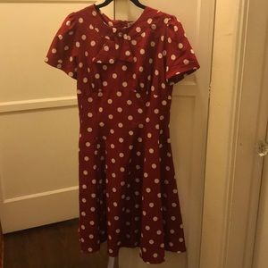 EUC polka Dot Vintage-inspired Dress